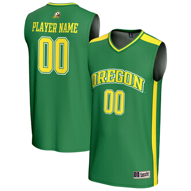 Oregon Ducks GameDay Greats NIL Pick-A-Player Lightweight Basketball Fashion Jersey - Green
