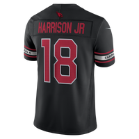 Arizona Cardinals Marvin Harrison Jr. Nike Black Alternate Vapor F.U.S.E. Stitched Limited Jersey