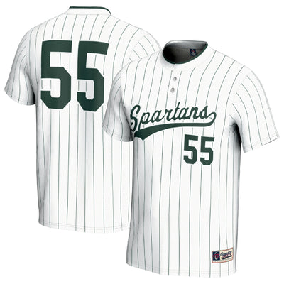 #1 Michigan State Spartans GameDay Greats Lightweight Softball Fashion Jersey - White