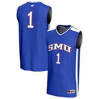 #1 SMU Mustangs GameDay Greats Lightweight Basketball Fashion Jersey - Royal