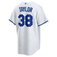 Kansas City Royals Josh Taylor Nike White Home Replica Player Jersey