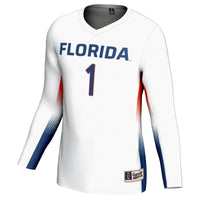 #1 Florida Gators GameDay Greats Lightweight Volleyball Jersey - White