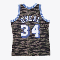 Los Angeles Lakers Mitchell & Ness Shaquille O'Neal 1996 Tiger Camo Swingman Jersey - Camo