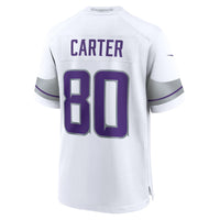 Minnesota Vikings Cris Carter Nike White Alternate Retired Player Game Jersey
