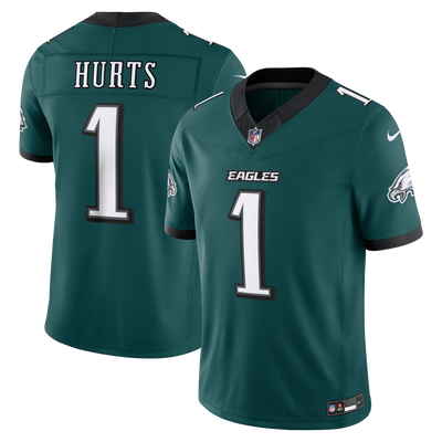 Philadelphia Eagles Jalen Hurts Nike Midnight Green Team Vapor F.U.S.E. Stitched Limited Jersey