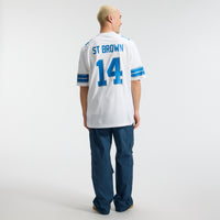Detroit Lions Amon-Ra St. Brown Nike White Game Jersey