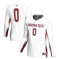 #0 Virginia Tech Hokies GameDay Greats Lightweight Volleyball Jersey - White