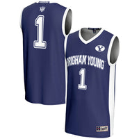 #1 BYU Cougars GameDay Greats Lightweight Basketball Jersey - Navy