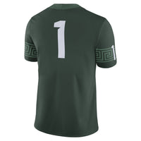 #1 Michigan State Spartans Nike Football Game Jersey - Green