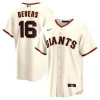 San Francisco Giants Rafael Devers Nike White Home Replica Player Jersey
