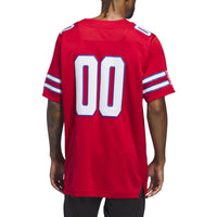 #00 Kansas Jayhawks adidas Alternate Premier Jersey – Red