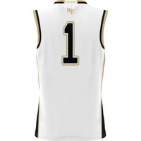 #1 Wake Forest Demon Deacons GameDay Greats Lightweight Basketball Jersey - White