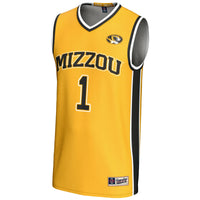 #1 Missouri Tigers GameDay Greats Lightweight Basketball Jersey - Gold