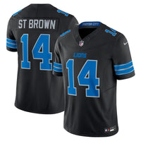 Detroit Lions Amon-Ra St. Brown Nike Black 2nd Alternate Vapor F.U.S.E. Limited Jersey