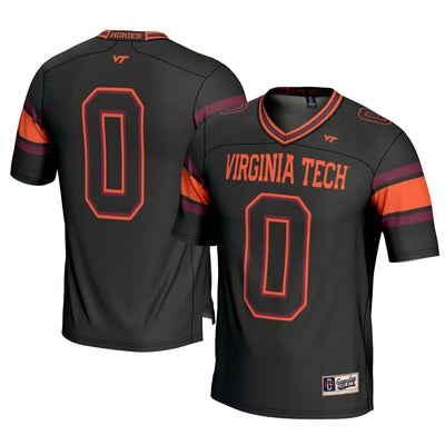 GameDay Greats #0 Black Virginia Tech Hokies Football Jersey