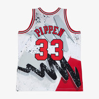 Chicago Bulls Mitchell & Ness Scottie Pippen 1997 Hyper Hoops Swingman Jersey - White