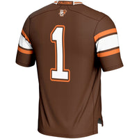 #1 Bowling Green St. Falcons GameDay Greats Endzone Football Jersey - Brown