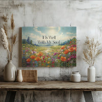 It Is Well With My Soul Printable Wall Art | Digital Download | Horizontal Printable Home Decor