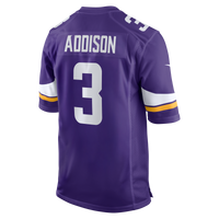 Minnesota Vikings Jordan Addison Nike Purple Game Jersey
