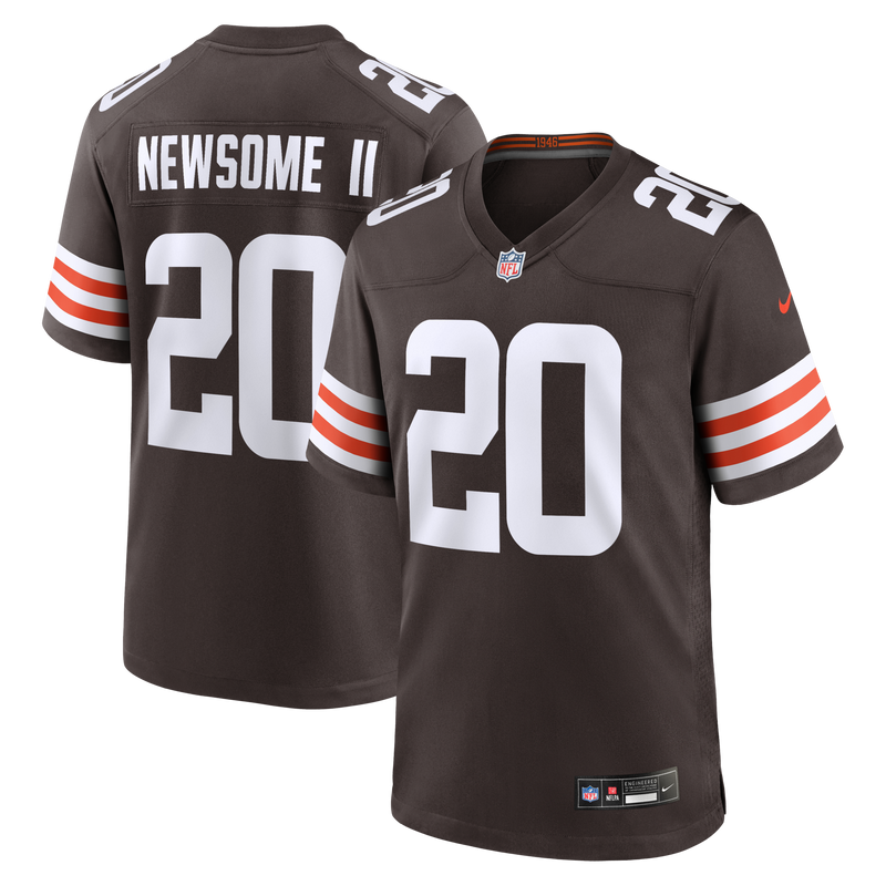 Cleveland Browns Greg Newsome II Nike Brown Game Jersey