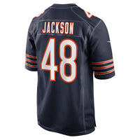 Chicago Bears D'Marco Jackson Nike Navy Team Game Jersey