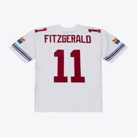 Arizona Cardinals Larry Fitzgerald Mitchell & Ness White Big & Tall 2004 Legacy Retired Player Jersey