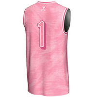 #1 Virginia Cavaliers GameDay Greats Lightweight Basketball Jersey - Pink