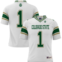 #1 Colorado State Rams GameDay Greats Endzone Football Jersey - White