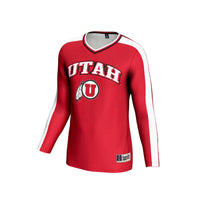 Utah Utes GameDay Greats #1 Lightweight Volleyball Fashion Jersey - Red