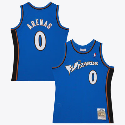 Washington Wizards Mitchell & Ness Gilbert Arenas 2004 Dark Jersey - Blue