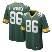 Green Bay Packers John FitzPatrick Nike Green Team Game Jersey