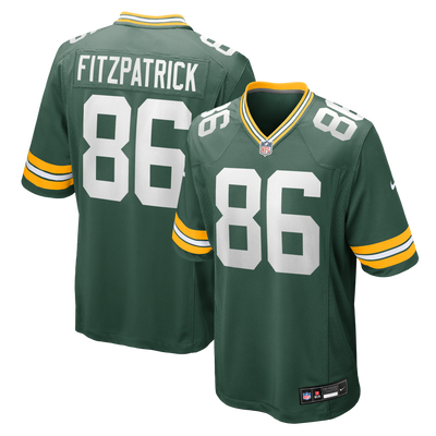 Green Bay Packers John FitzPatrick Nike Green Team Game Jersey