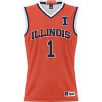 #1 Illinois Fighting Illini GameDay Greats Lightweight Basketball Jersey - Orange