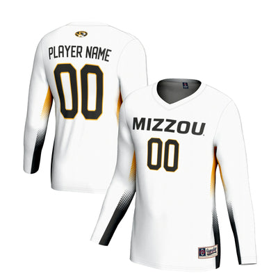 Missouri Tigers GameDay Greats NIL Pick-A-Player Lightweight Volleyball Jersey – White