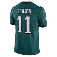 Philadelphia Eagles A.J. Brown Nike Green Vapor F.U.S.E. Limited Jersey