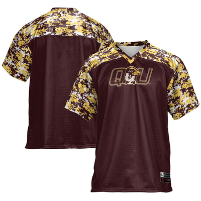 Quincy Hawks GameDay Greats Football Jersey - Brown