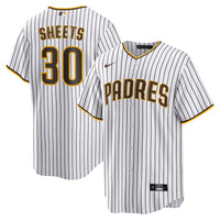 San Diego Padres Gavin Sheets Nike White Home Replica Jersey