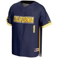 #1 Cal Bears GameDay Greats Lightweight Baseball Jersey - Navy