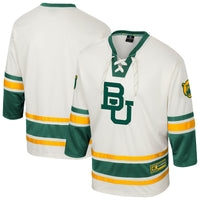 Baylor Bears Colosseum Puck Proud Fashion Hockey Jersey - Cream