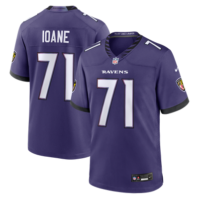 Baltimore Ravens Olaivavega Ioane Nike Purple 2026 NFL Draft First Round Pick No. 14 Team Game Jersey
