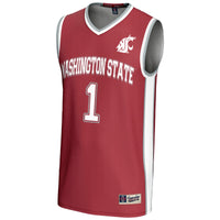 #1 Washington State Cougars GameDay Greats Lightweight Basketball Jersey - Crimson