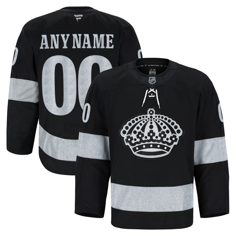 Los Angeles Kings Fanatics Black Alternate Authentic Pro Custom Jersey