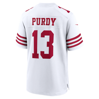San Francisco 49ers Brock Purdy Nike White 80th Anniversary Game Jersey