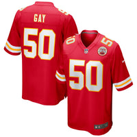 Kansas City Chiefs Willie Gay Nike Red Game Jersey