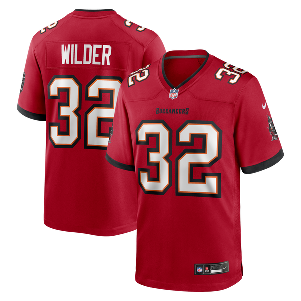 Tampa Bay Buccaneers James Wilder Nike Red Game Retired Player Jersey