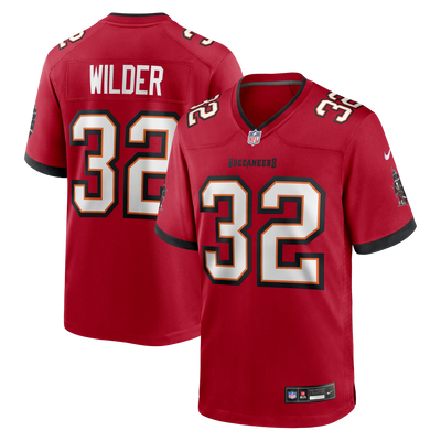 Tampa Bay Buccaneers James Wilder Nike Red Game Retired Player Jersey