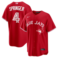 Toronto Blue Jays George Springer Nike Red Canada Day Replica Jersey