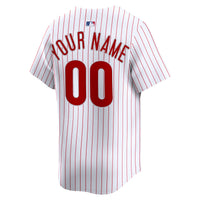 Philadelphia Phillies Nike White Home Limited Custom Jersey