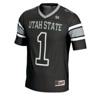 #1 Utah State Aggies GameDay Greats Football Jersey - Black