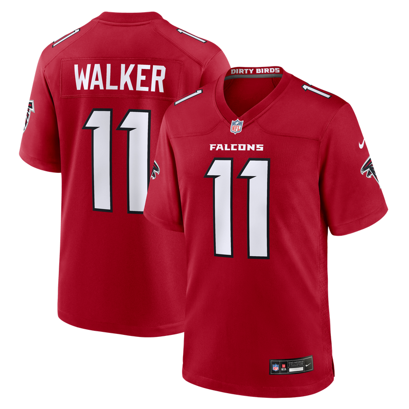 Atlanta Falcons Jalon Walker Nike Red Game Jersey
